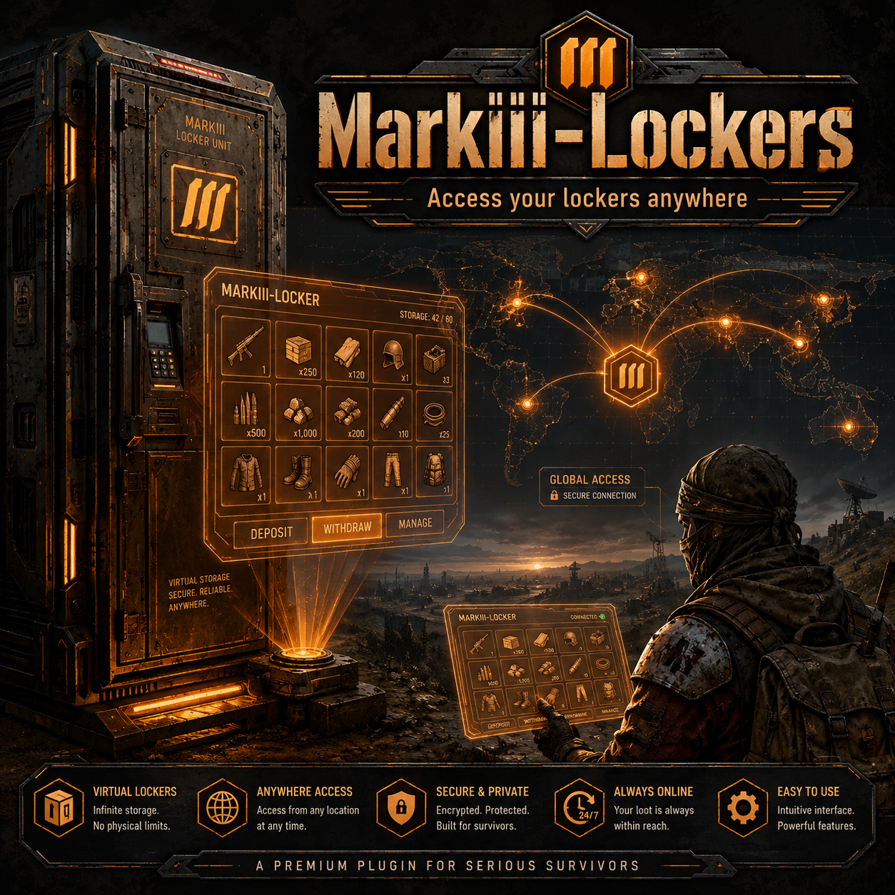 Markiii-Lockers — Access your lockers anywhere